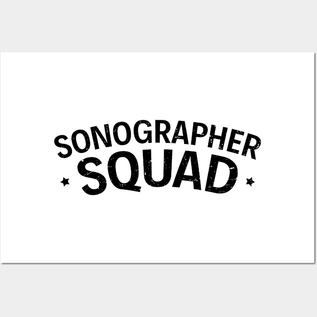 Cardiac Sonographer Shirt | Sonographer Squad Gift Wall Art by Gawkclothing